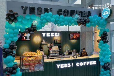 Новая кофейня открылась в аэропорту Ташкента